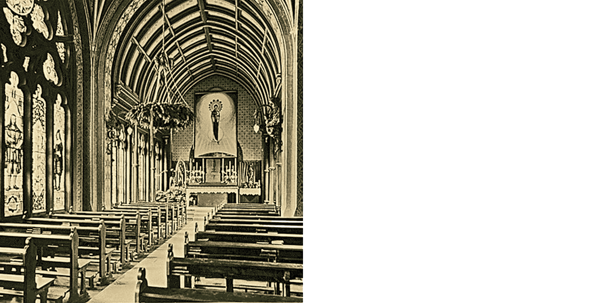 1931 – Christliches Internat. Die Kunsthalle wird Kapelle